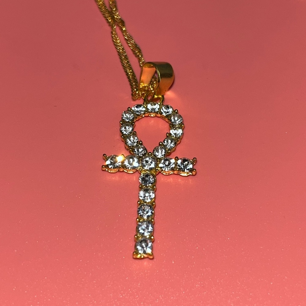 Ankh necklace gold - Picture 2 of 4